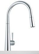 Franke ROLUX HD Einhebelmischer mit Licht und Zugauslauf