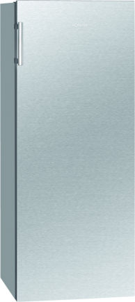 Bomann VS 7316.1 Vollraum Kühlschrank Edelstahl-Optik EEK:E