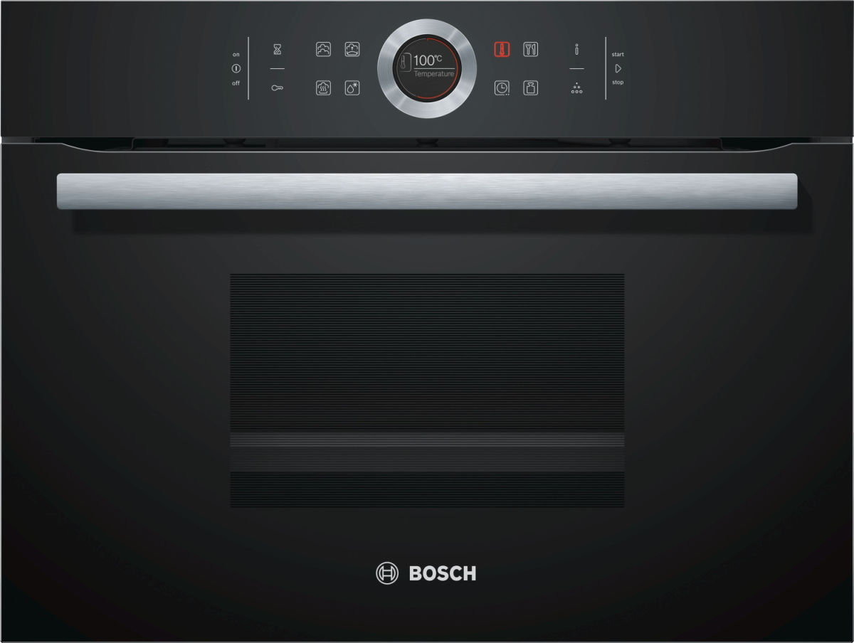 Bosch CDG634AB0 Kompaktdampfgarer schwarz