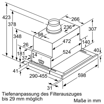 Siemens LI69SA684 Flachschirmhaube Edelstahl 60cm EEK:A+