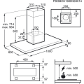 AEG DIB5160HM Inselhaube Edelstahl 100cm EEK:A