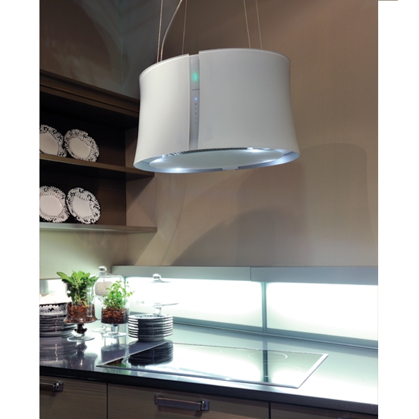 Falmec Zephiro E.ion Inselhaube Glas satiniert 66cm Falmec Zephiro E.ion Inselhaube Glas satiniert 66cm