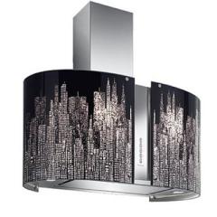 Falmec Manhattan I 85 LED Inselhaube Mirabilia rund 85cm EEK:B