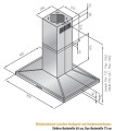 Silverline CRI 900 E Carisma Isola Inselhaube 90 cm beidseitig EEK:A