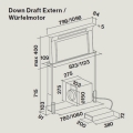 Falmec Downdraft 90 Edelstahl 90cm EEK:B