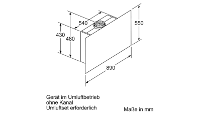 Bosch DWF97RV20 Wandhaube weiß 90cm EEK:B