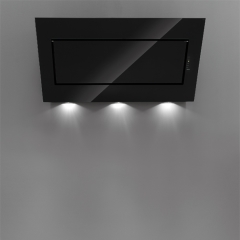 Falmec Quasar 120 Glas schwarz Wandhaube 120cm EEK:A