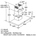 Siemens LC97BHM50 Wandhaube 90cm Edelstahl EEK:B