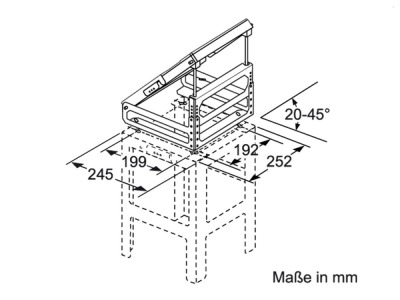 Bosch DHZ 1240 Adapter für Dachschrägen