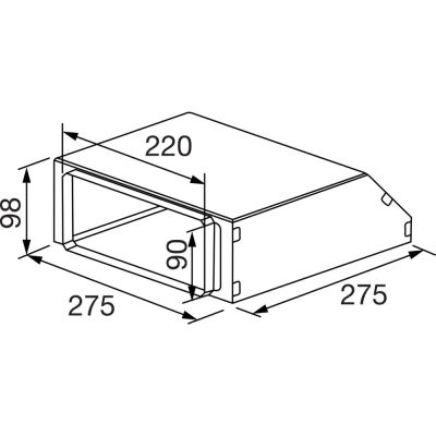 Falmec 101249 Umlenkstück Deckenlüfter KACL.789 Falmec 101249 Umlenkstück Deckenlüfter KACL.789
