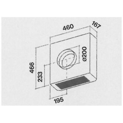 Falmec 101636 Extern AWG 1500m h Au enwandgebl se KACL 796 4AF