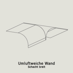 Falmec 101361 Umluftweiche Wand Schacht breit KACL.865 