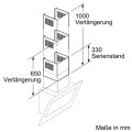 Siemens LZ12220 Kaminverlängerung 650mm