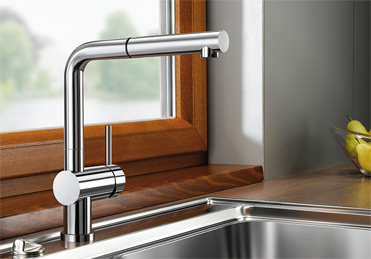 Blanco Linus S-F Chrom HD Zugauslauf Fensterarmatur 514023 Blanco Linus S-F Chrom HD Zugauslauf Fensterarmatur 514023