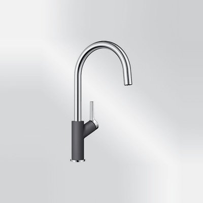 Blanco Carena Silgranit felsgrau/chrom HD Festauslauf 520972