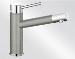 Blanco Alta Compact Silgranit perlgrau/chrom HD Festauslauf 520729 Blanco Alta Compact Silgranit perlgrau/chrom HD Festauslauf 520729