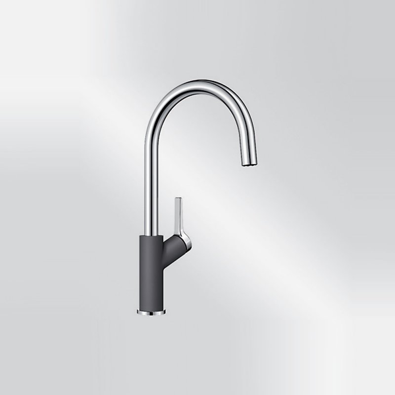 Blanco Carena Silgranit felsgrau/chrom HD Festauslauf 520972