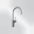 Blanco Carena Silgranit alumetallic/chrom HD Festauslauf 520973