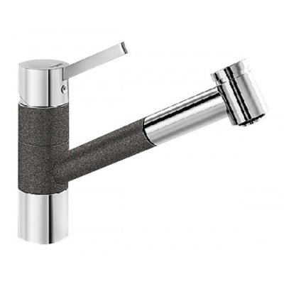 Blanco Tivo-S chrom/Silgranit HD Zugauslauf anthrazit 517610