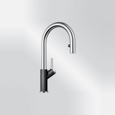 Blanco Carena-S Vario Silgranit anthrazit/chrom HD Zugauslauf 521358