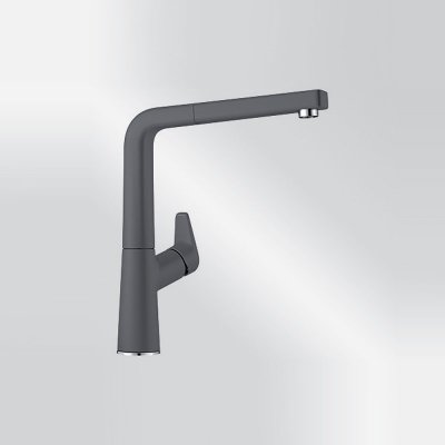 Blanco Avona-S Silgranit felsgrau HD Zugauslauf 521285