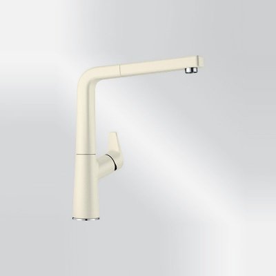 Blanco Avona-S Silgranit jasmin HD Zugauslauf 521281