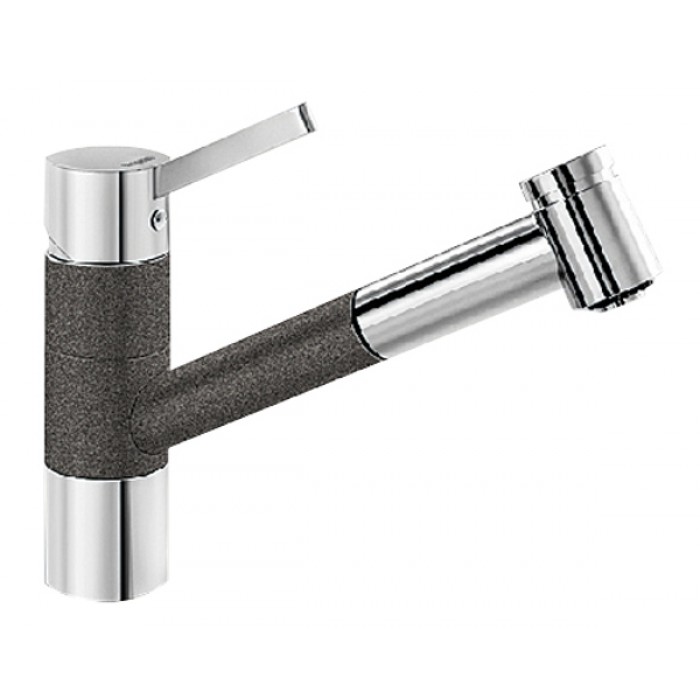 Blanco Tivo-S chrom/Silgranit HD Zugauslauf anthrazit 517610