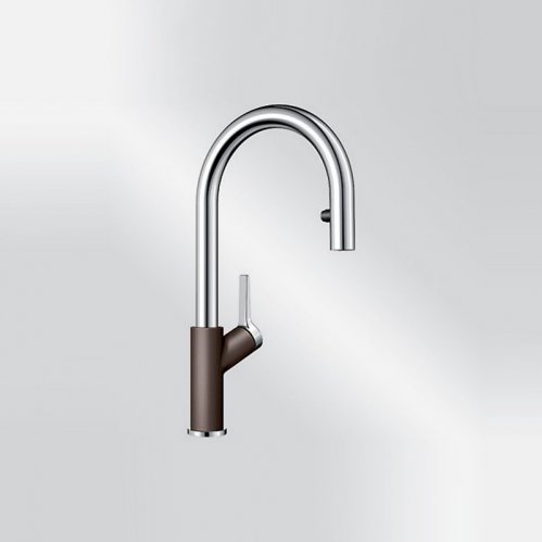 Blanco Carena-S Vario Silgranitcafe/chrom HD Zugauslauf 521378 Blanco Carena-S Vario Silgranitcafe/chrom HD Zugauslauf 521378