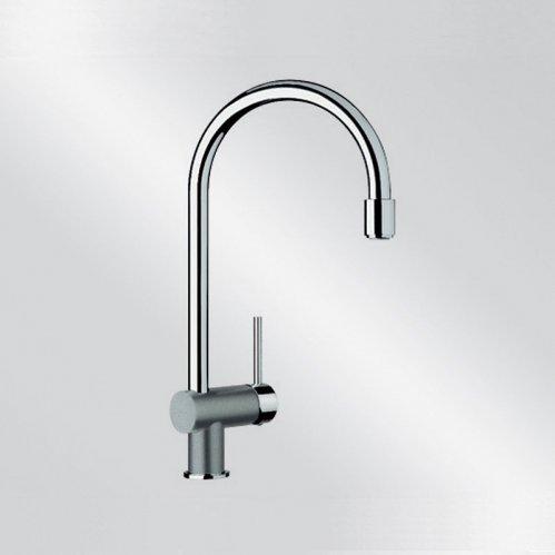 Blanco Filo-S Silgranit-Look alumetallic/chrom HD Zugauslauf 512753