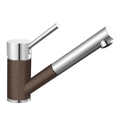 Blanco Antas-S Silgranit-Look chrom zweifarbig HD Zugauslauf cafe 515357