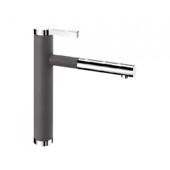 Blanco Linee-S Silgranit-Look felsgrau/chrom HD Zugauslauf 518804
