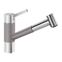 Blanco Tivo-S chrom/Silgranit HD Zugauslauf alumetallic 517611