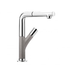 Blanco Yovis-S Silgranit/Chrom alumetallic/chrom HD Zugauslauf 518293
