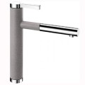 Blanco Linee-S Silgranit-Look alumetallic/chrom HD Zugauslauf 518439