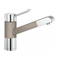Blanco Zenos-S SilgranitLook chrom zweifarbig HD Zugauslauf tartufo 517828