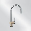 Blanco Filo-S Silgranit-Look champagner/chrom HD Zugauslauf 513990