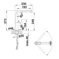 Blanco Avona-S Silgranit anthrazit HD Zugauslauf 521278  nur 1x lagernd