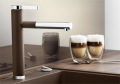 Blanco Linee-S Silgranit-Look anthrazit/hrom HD Zugauslauf 518438