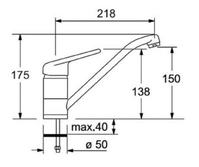 Franke BAT 751 Belaqua Fragranit Festauslauf ND Niederdruck sahara 115.0007.328