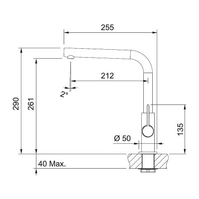 Franke Neptune Evo chrom HD Festauslauf 115.0373.928