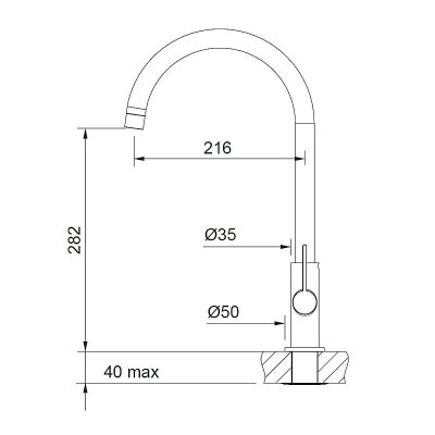 Franke Ambient chrom HD Festauslauf 115.0373.926