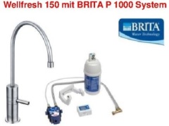 Franke Wellfresh 150 mit Britta P1000-System Filterarmatur Festauslauf HD Edelstahl 120.0179.564