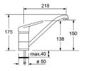 Franke BAT 751 Belaqua Fragranit Festauslauf ND Niederdruck sahara 115.0007.328