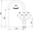 Franke Active Neo chrom HD Festauslauf 115.0373.942