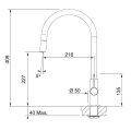 Franke Ambient chrom HD Zugauslauf 115.0373.947
