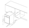 Amica EGSP 14895-1 E Einbau-Geschirrspüler integrierbar Edelstahl EEK:E