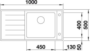 Blanco Andano XL 6 S-IF Edelstahl Seidenglanz Einbauspüle 521011 521012