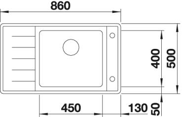 Blanco Andano XL 6 S-IF Compact Edelstahl Seidenglanz Einbauspüle 523001 523002