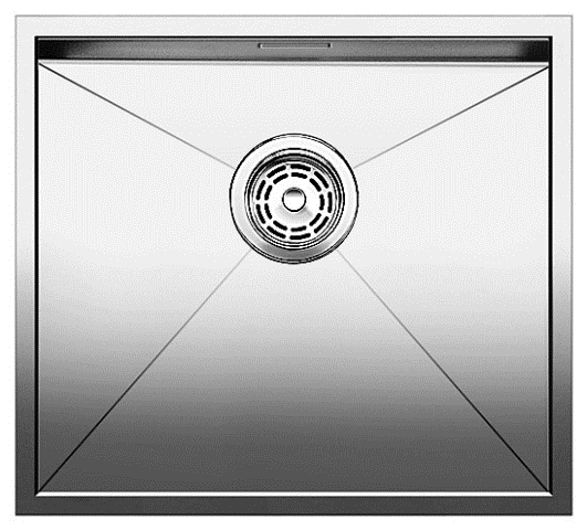 Blanco Zerox 450-U Edelstahl Seidenglanz Einbauspüle 521587 Blanco Zerox 450-U Edelstahl Seidenglanz Einbauspüle 521587