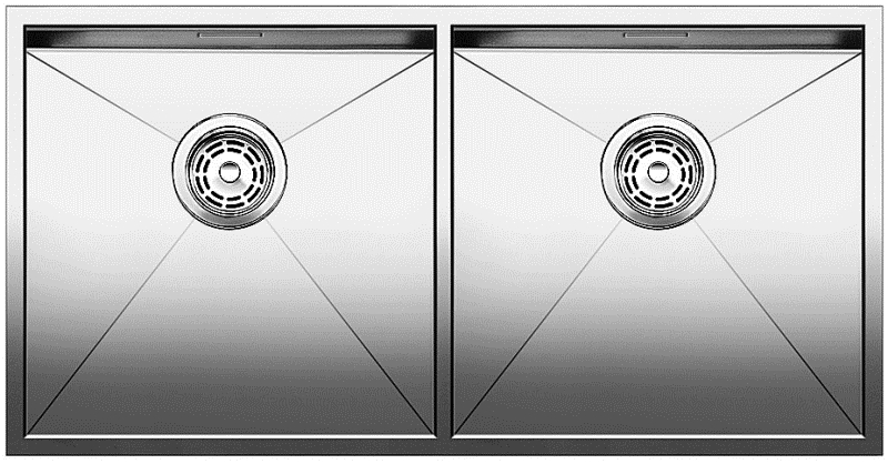 Blanco Zerox 400/400-U Edelstahl Seidenglanz Unterbaubecken 517259 Blanco Zerox 400/400-U Edelstahl Seidenglanz Unterbaubecken 517259
